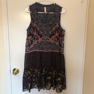 Xhilaration Floral Dress - Size Large
